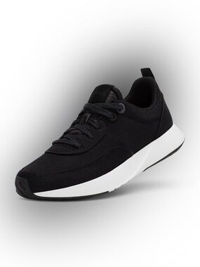 EUC~ Allbirds Courier~Black and Blizzard Sole